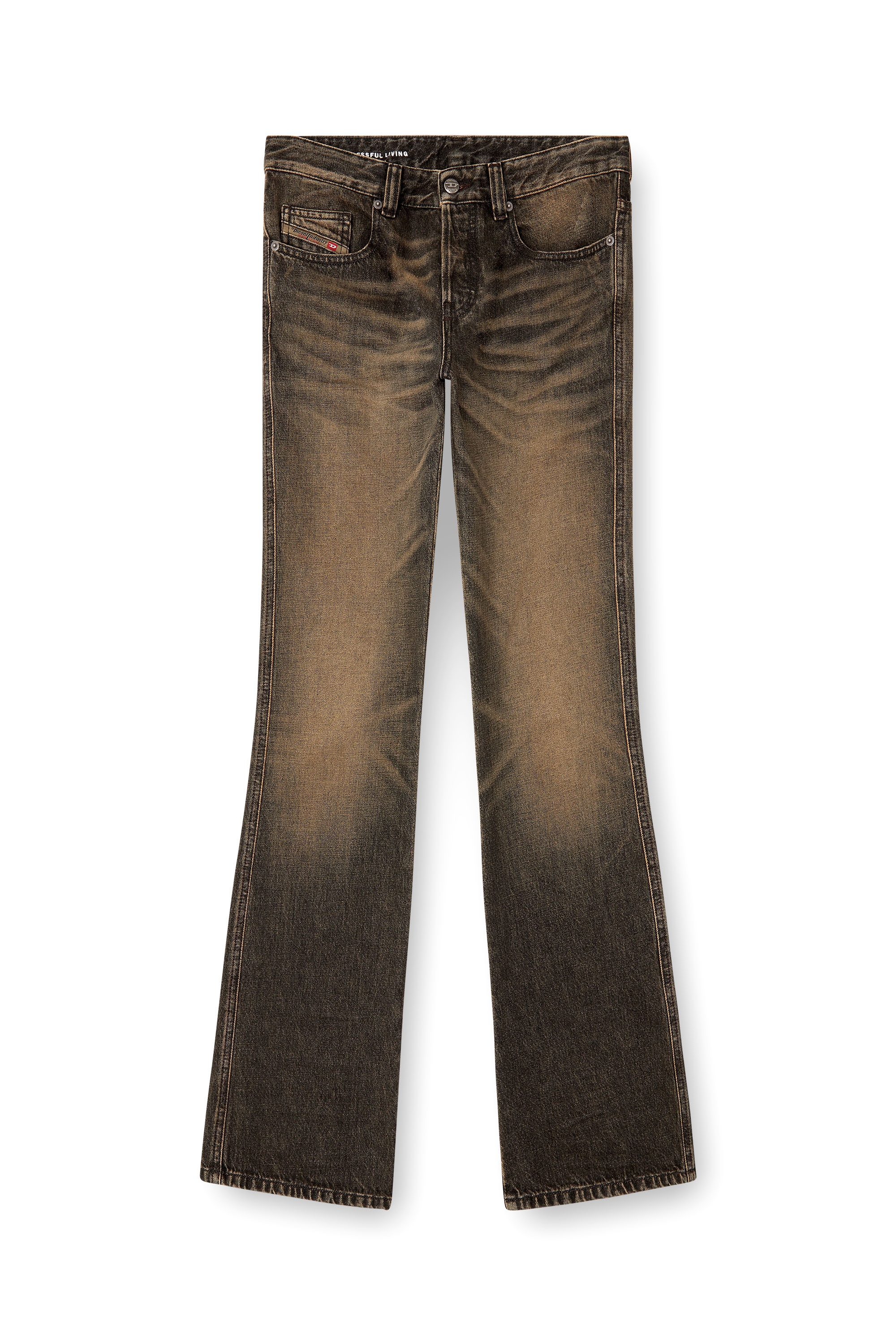 Diesel - Male's Bootcut Jeans 1998 D-Buck 007AX, ブラック/ダークグレー - 3