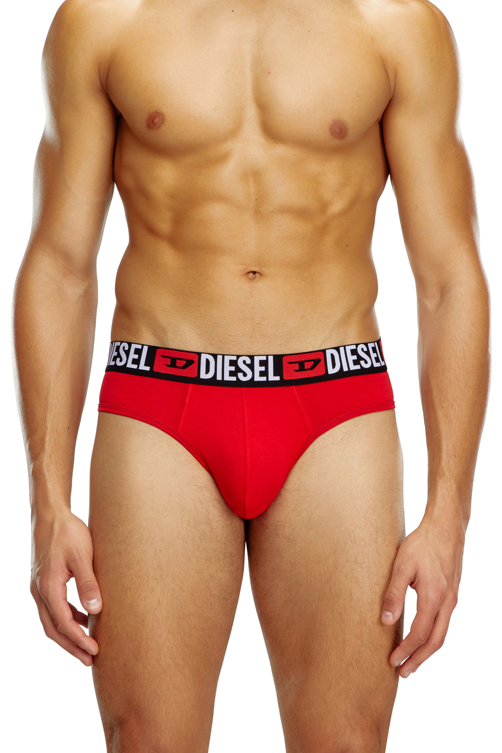 Diesel - UMBR-ANDRETHREEPACK, Male's アンダーウェアブリーフ3枚セット in ブラック/グレー - 2
