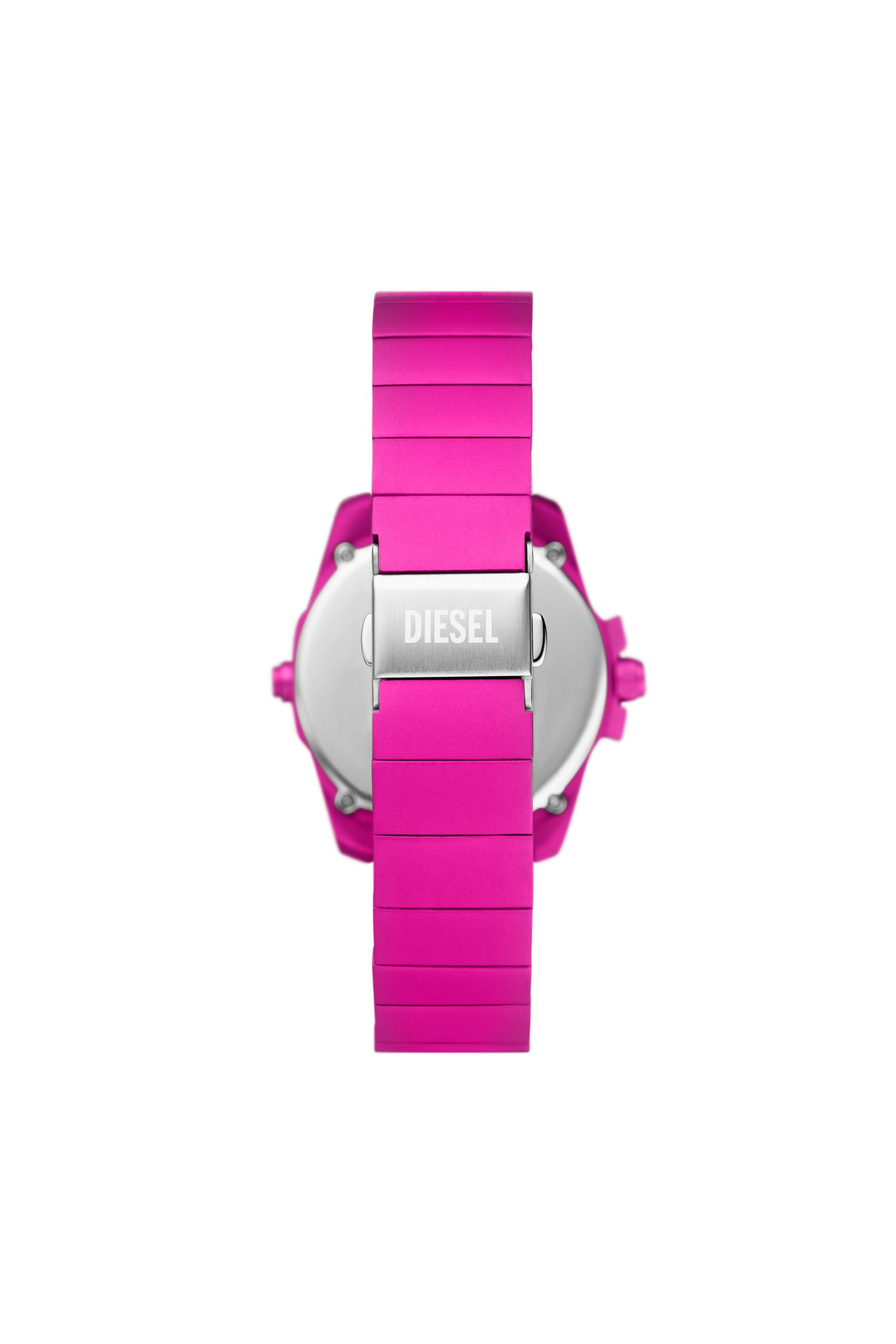 Diesel - DZ2206 WATCH, Male's Baby chief digital pink aluminum watch in ホットピンク - 2